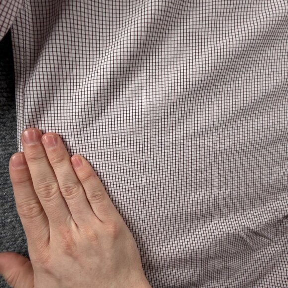 Brooks Brothers Red Check 17.5 6/7 Cotton Button-Down Regent Non-Iron Men Shirt - Picture 13 of 16